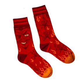 Vintage Devil Crew Socks