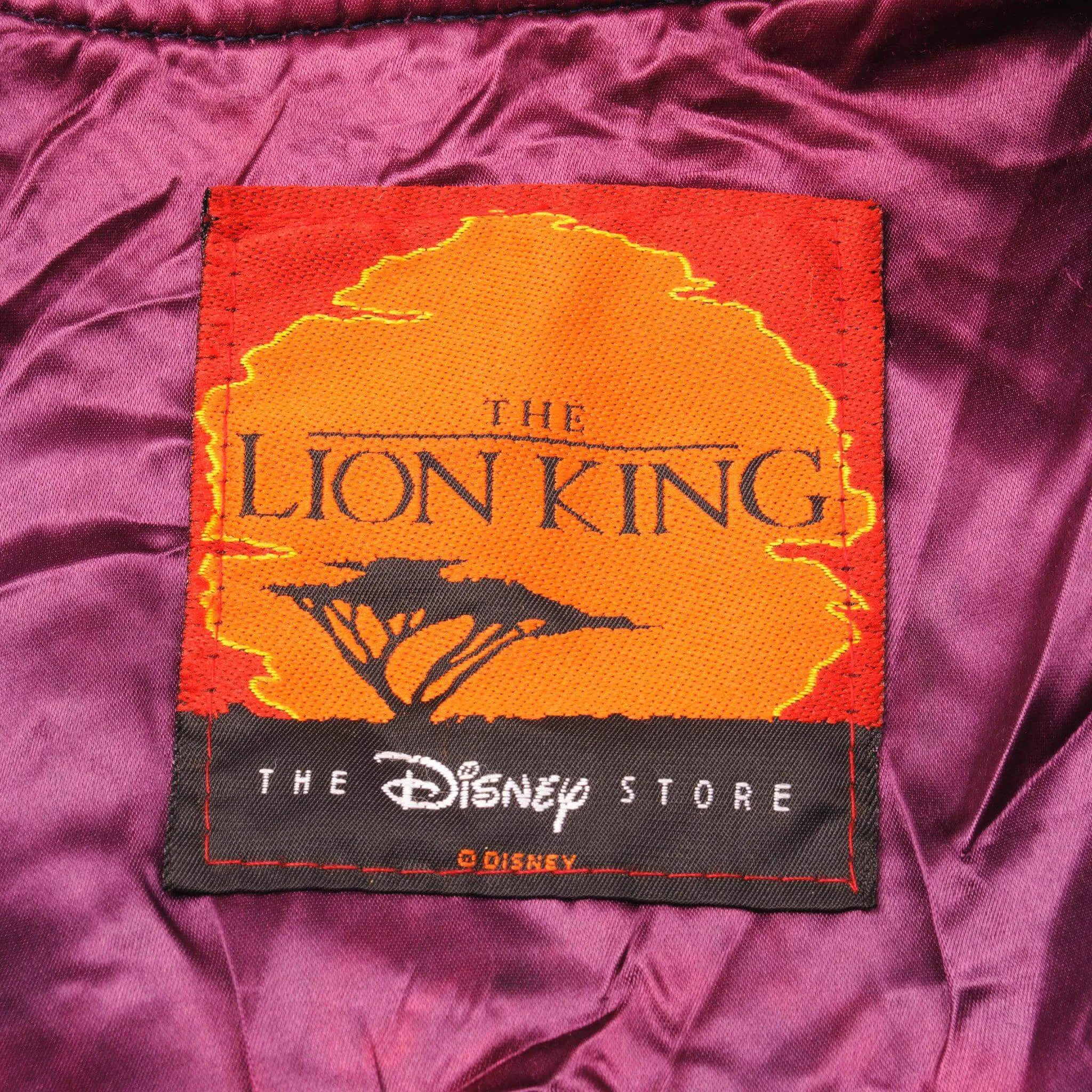 VINTAGE DISNEY THE LION KING BOMBER JACKET 1994 SIZE MEDIUM MADE IN USA