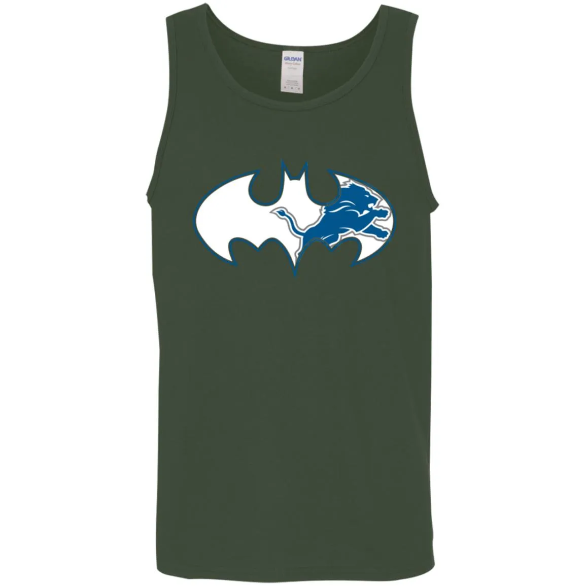 We Are The Detroit Lions Batman Nfl Mashup Men Cotton Tank