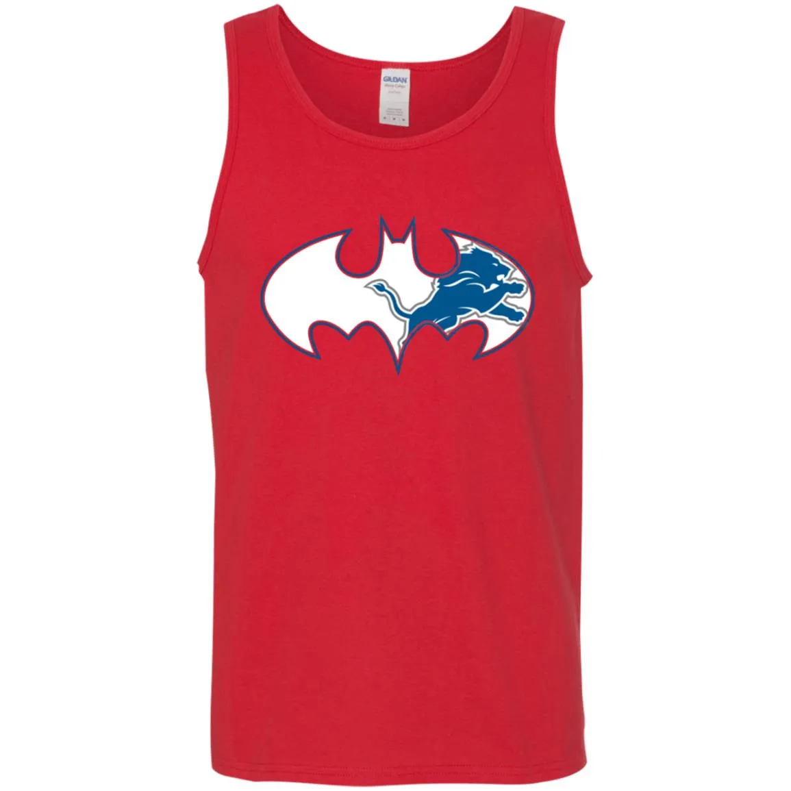 We Are The Detroit Lions Batman Nfl Mashup Men Cotton Tank