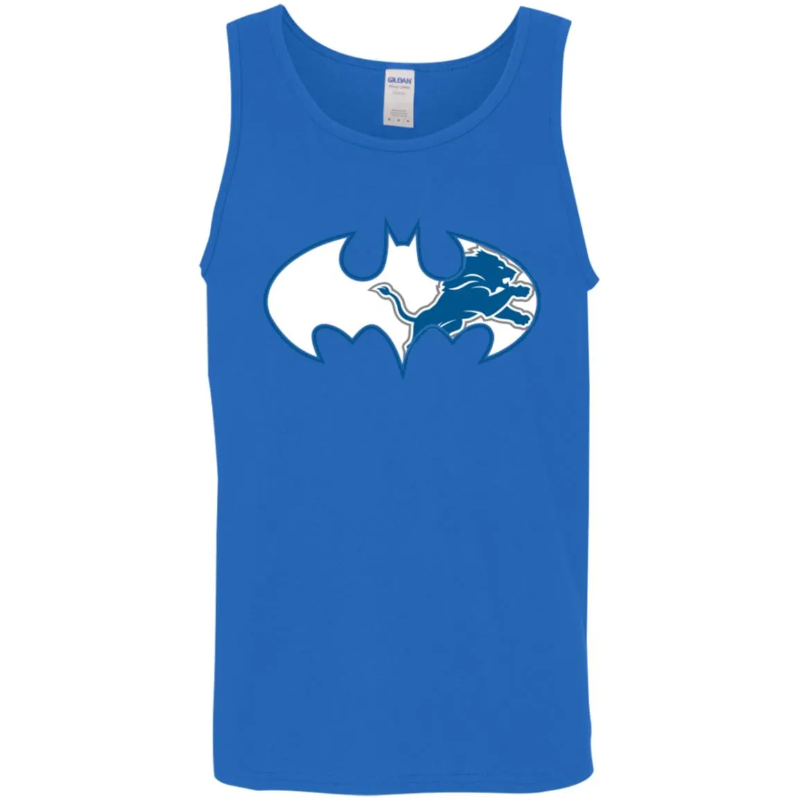 We Are The Detroit Lions Batman Nfl Mashup Men Cotton Tank