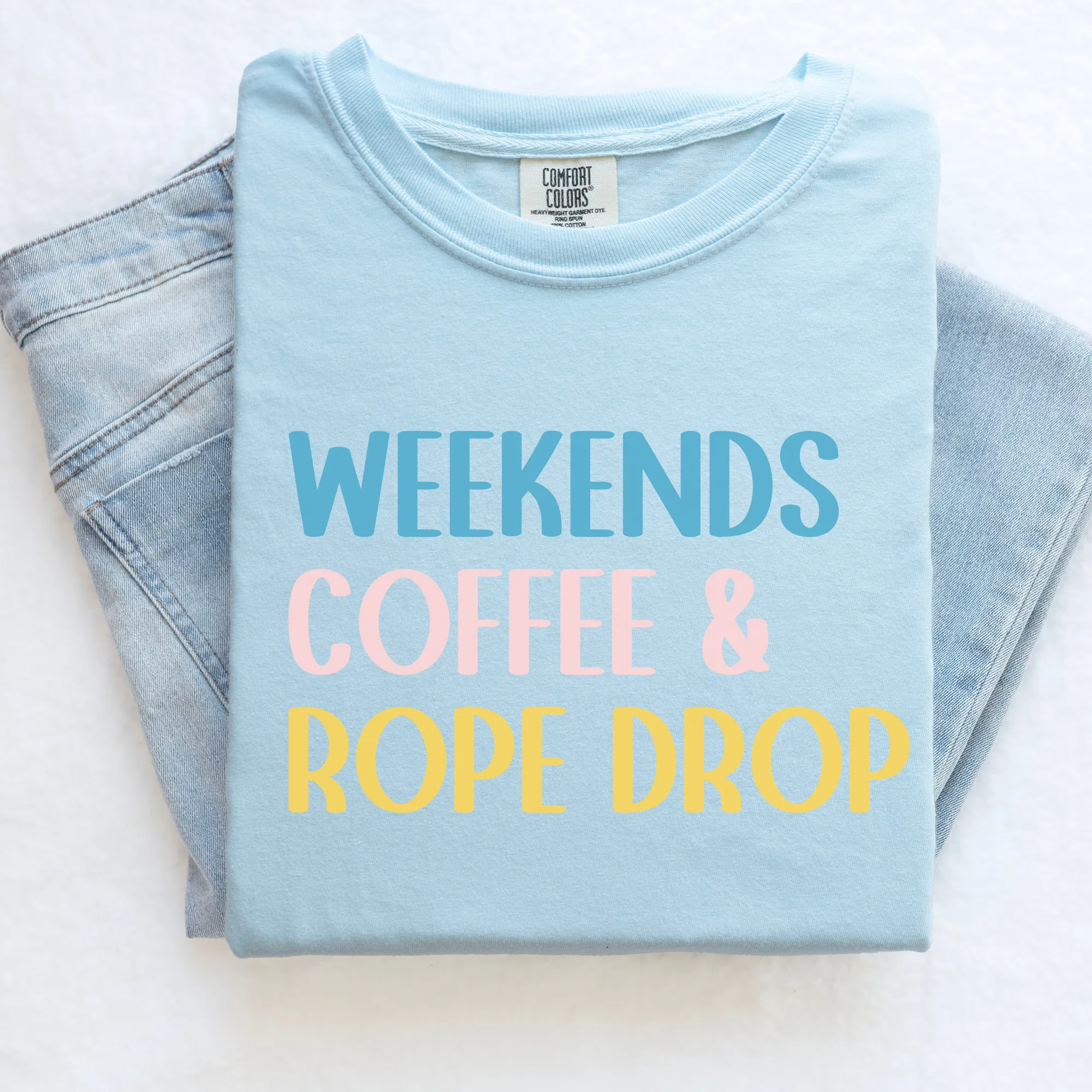 Weekends Coffee Rope Drop Shirt