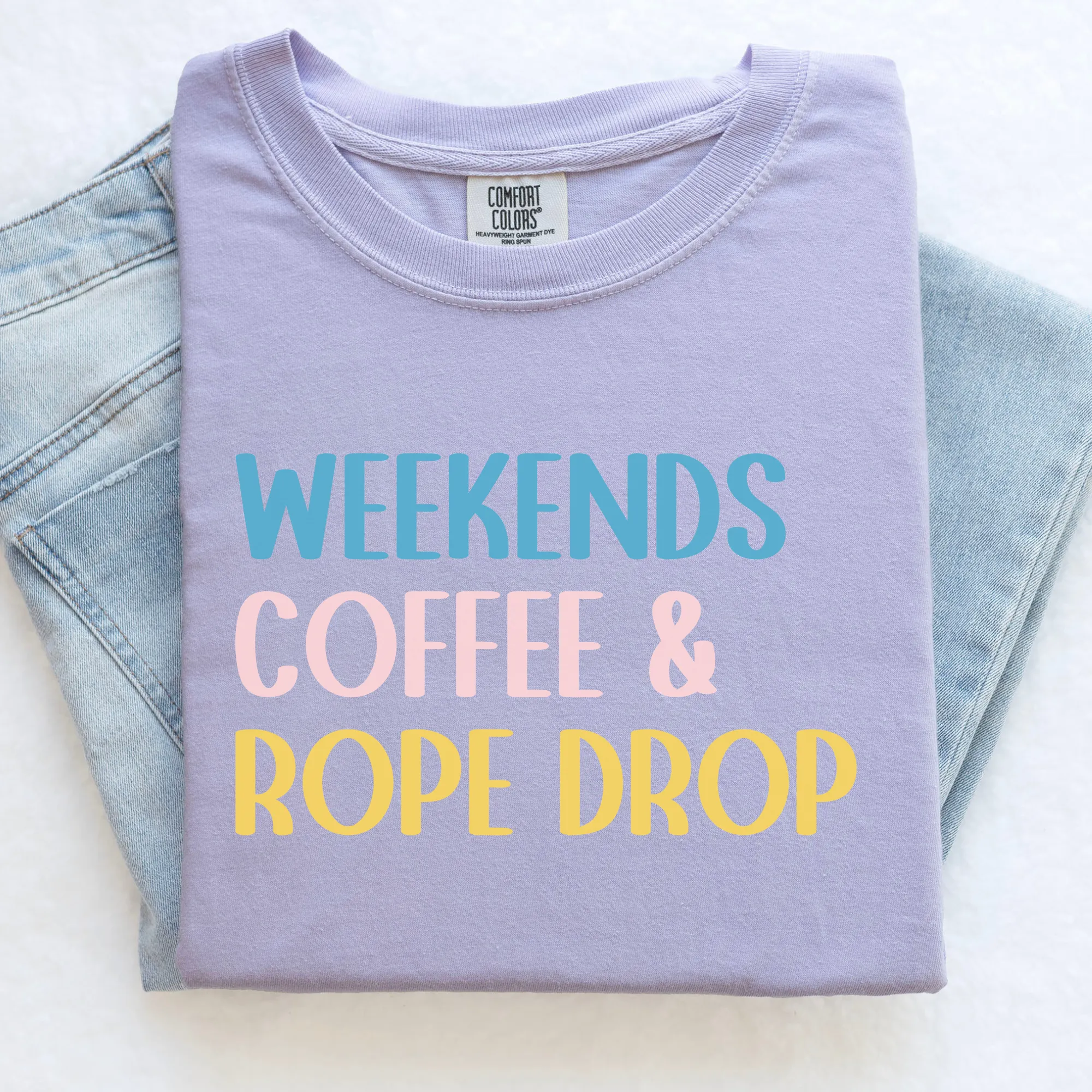 Weekends Coffee Rope Drop Shirt