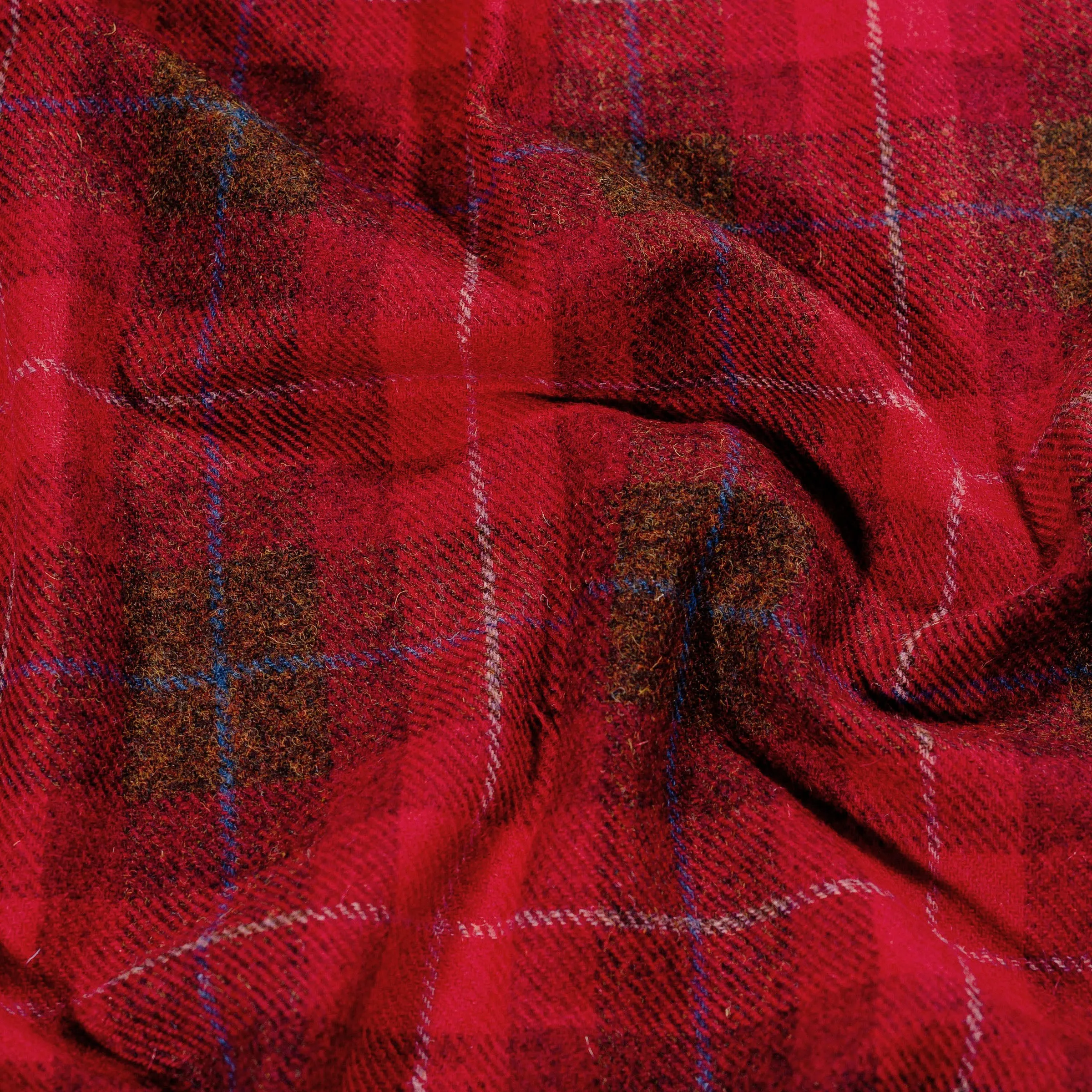 Winterberry Tartan Wrap Blanket