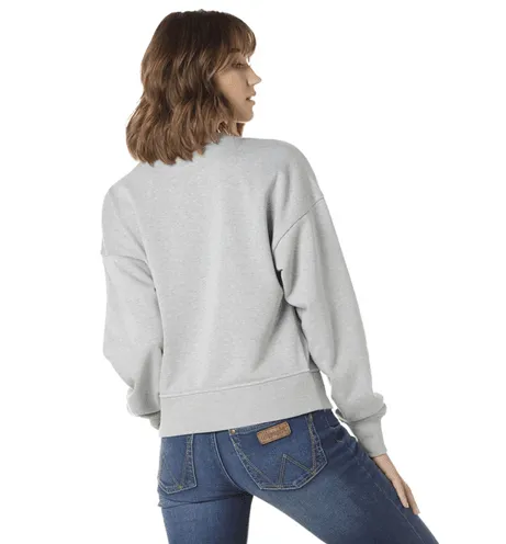 Wrangler Retro Women's Grey Script Sweatshirt 112335649