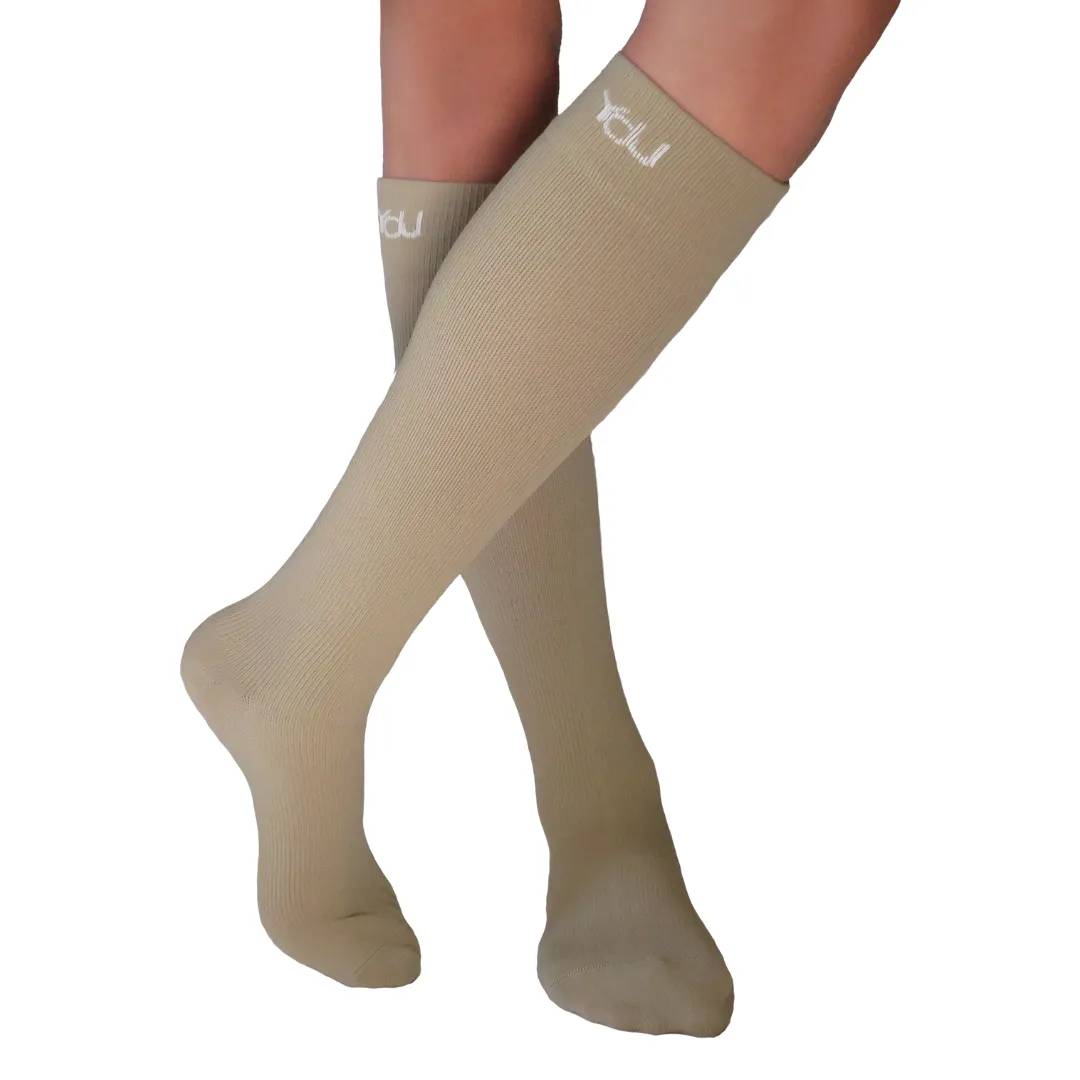 YoU Compression® Coffee Knee High 20-30 mmHg