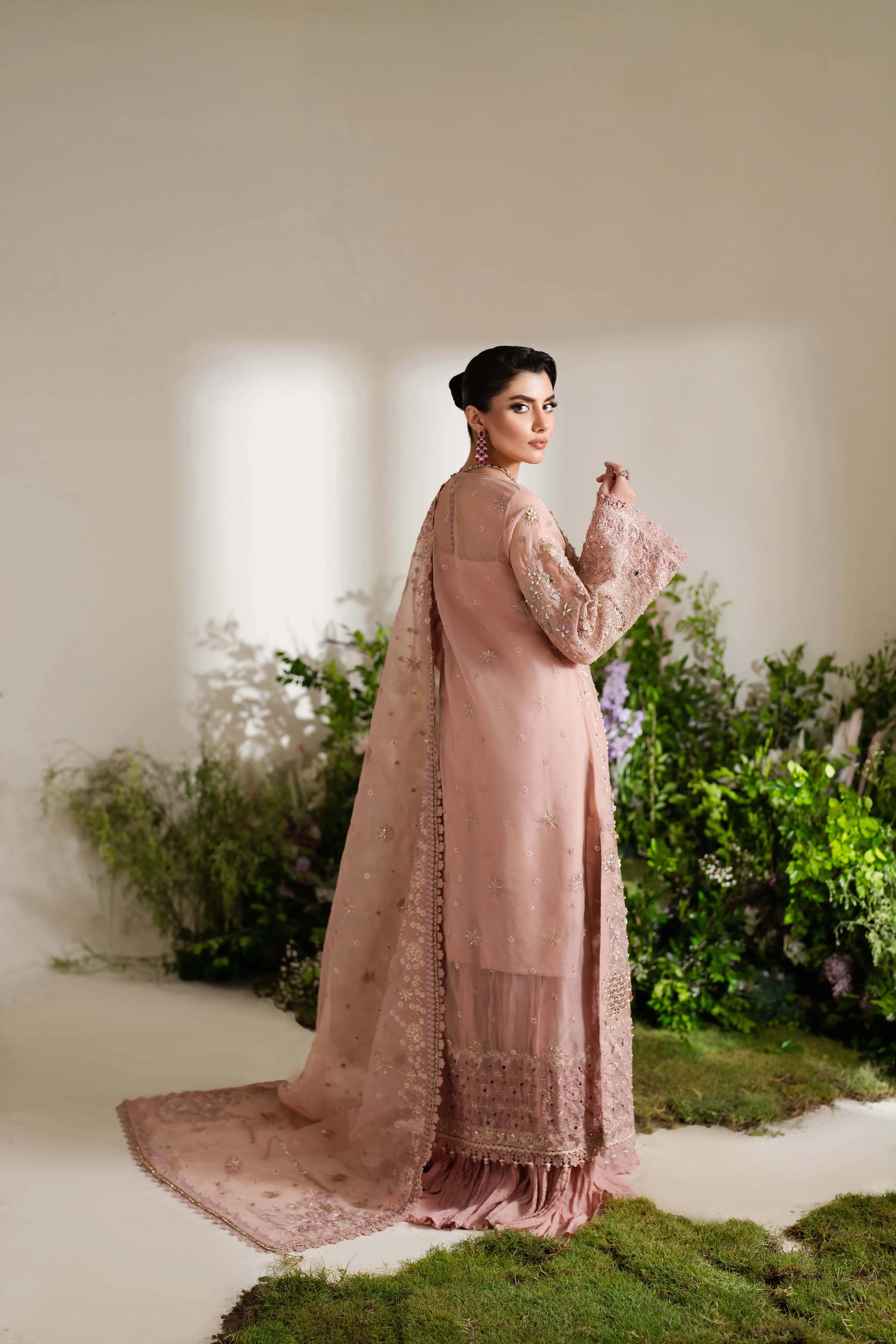 Zoya & Fatima Reem Festive Formals - 4PC Embroidered & Handwork Raw Silk – NAILA